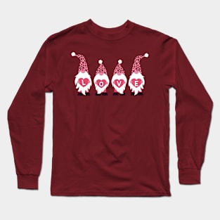 Valentine Gnomes Long Sleeve T-Shirt